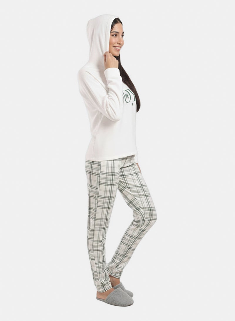 Carina Hooded Neck Pyjama Set - Image 2